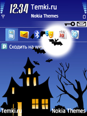 Хеллоуин в деревне для Nokia E50