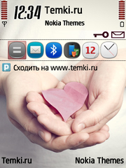 Гламурное сердечко для Nokia 5500
