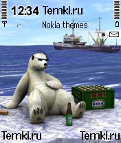 Мишка на севере для Nokia N72