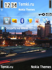 Ночной город для Nokia 6790 Surge