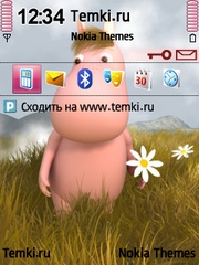 Розовый тролль для Nokia 6790 Slide