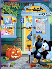 Скриншот №1 для темы Хеллоуин у Дональда