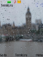 Дождливый Лондон для Nokia 7230