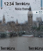 Дождливый Лондон для Nokia 6680