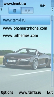 Скриншот №3 для темы Audi R8 Spyder