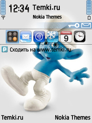 Смурфы для Nokia 6790 Slide