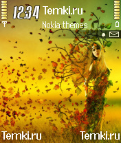 Девушка Осенью для Nokia N70