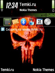 Огенный череп для Nokia N73