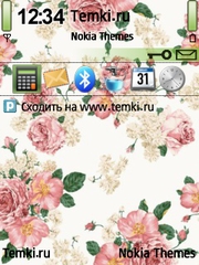 Розовые розы для Nokia 6700 Slide