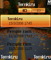 Скриншот №3 для темы Осенняя Дорога