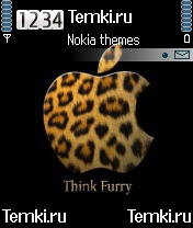 Леопардовый Эппл для Nokia N70