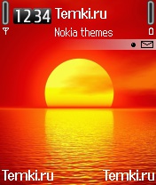 Закат над водой для Nokia 7610