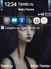 Брюнеточка для Nokia N76