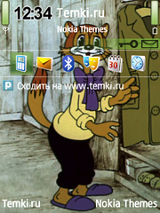 Кот Леопольд для Nokia 6700 Slide