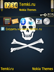 Череп и Кости для Nokia 6790 Slide