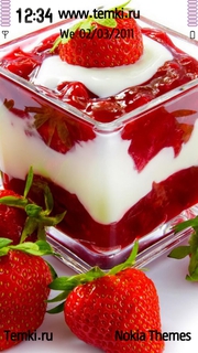 Клубничный Десерт для Sony Ericsson Vivaz