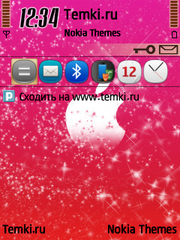 Розовый Apple для Nokia N71