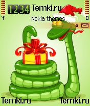 Новогодний змей для Nokia N72