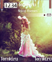 Девушка-цветок для Nokia N70
