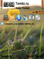 Желтый цветок для Nokia 5730 XpressMusic