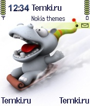Веселый Бегемот для Nokia 6620