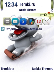 Веселый Бегемот для Nokia E5-00
