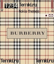 Скриншот №1 для темы Burberry