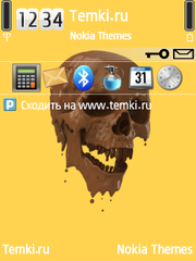 Шоколадный череп для Nokia E70
