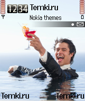 Красавчик с коктейлем для Nokia 6680