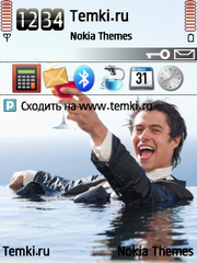 Красавчик с коктейлем для Nokia 5320 XpressMusic