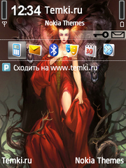 Девушка-вампир для Nokia 6760 Slide