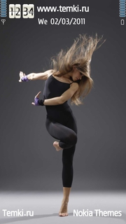 Девушка в танце для Sony Ericsson Kurara