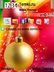 Яркие Новогодние Игрушки для Nokia N95