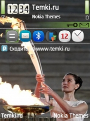 Эстафета олимпийского огня для Nokia X5-01