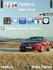 Красный Мерседес для Nokia E75