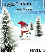 Танцующий Снеговик для Nokia 3230