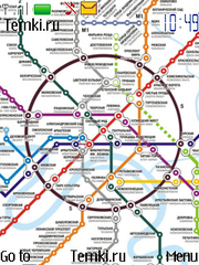 Карта Метро Москвы для Nokia Asha 300