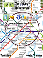 Скриншот №1 для темы Карта Метро Москвы