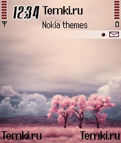 Пейзаж в розовых тонах для Nokia N70