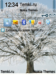 Снежное дерево для Nokia N77
