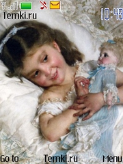 Девочка с куклой для Nokia 7100 Supernova