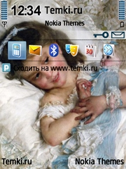 Девочка с куклой для Nokia 6220 classic