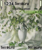 Белая сирень для Nokia N90