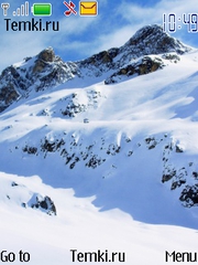 Скриншот №1 для темы Горы в снегу
