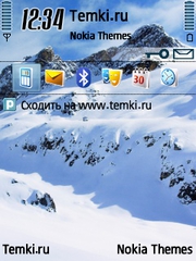 Горы в снегу для Nokia N93