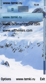 Скриншот №3 для темы Горы в снегу