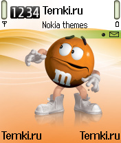 Оранжевый для Nokia 7610