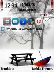 Зима И Зонтик для Nokia 6790 Surge