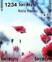 Красные маки для Nokia N72