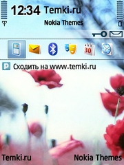 Красные маки для Nokia E65